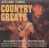 Country Greats - Volume Three (CD)